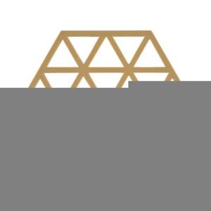 Zone Denmark - Triangle Dessous de verre, 16 x 14 cm, khaki