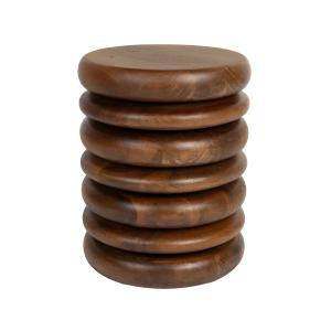 Zuiver - Disc Tabouret / table d'appoint, marron