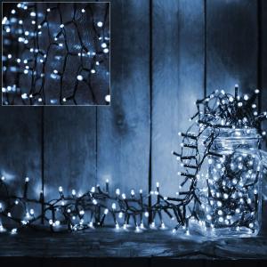 Guirlande lumineuse de Noël 6m 100 LED bleu