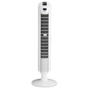 Ventilateur colonne oscillant blanc 84cm
