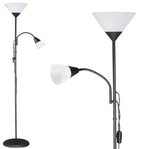 Lampe orientable "Alissa" 175 cm - Noir