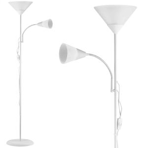 Lampe orientable "Alissa" 175 cm - Blanc