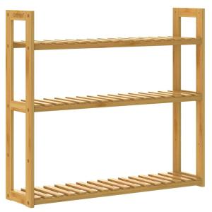 Étagère de rangement 2en1 en bambou 54x60x15cm