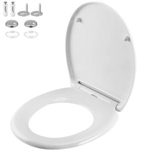 Siège de toilette avec système d'abaissement Blanc
