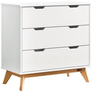 Commode Borneo bois blanc et naturel 80x40x79cm