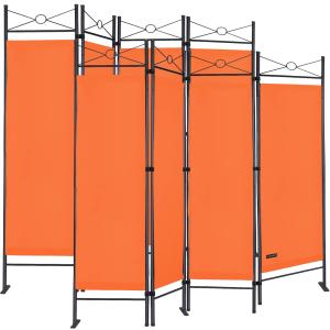 Set de 2 paravents Lucca orange 180x163cm