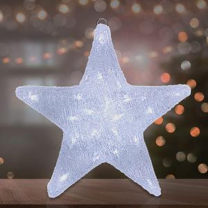 Figurine lumineuse LED étoile acrylique décoration de Noël…