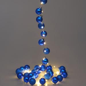 Guirlande lumineuse de Noël 2m boules LED bleu
