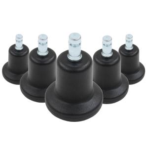 5x STAND 10mm/50mm - Patins de chaise Noir