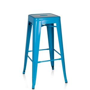 VANTAGGIO HIGH - Tabouret de bar bleu clair