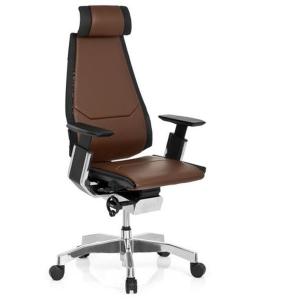 GENIDIA PRO | Cuir - Siège de bureau haut de gamme marron /…