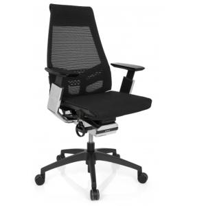 GENIDIA SMART BLACK CM | tissu maille - Siège de bureau de…