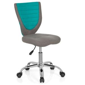 KIDDY COMFORT - Chaise pivotante pour des enfants gris / tu…