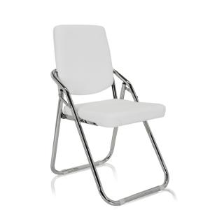 ESTO | Similicuir - Chaise pliante Blanc