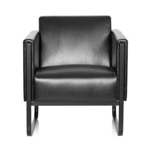 BALI BLACK 1 places - Fauteuil rembourré Noir