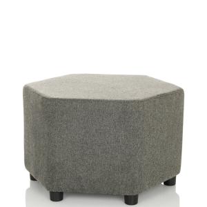 BAREO - Tabouret rembourré Gris