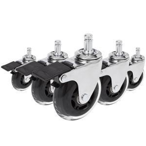 5x ROLO SKATE CT 11mm/75mm avec frein d'arrêt | Sols durs -…