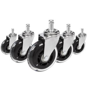 5x ROLO SKATE CT 11mm/75mm Sols durs - Roulettes argent / t…