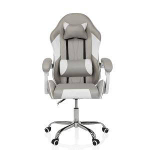 GAMEBREAKER W03 - Fauteuil Gamer Gris/Blanc