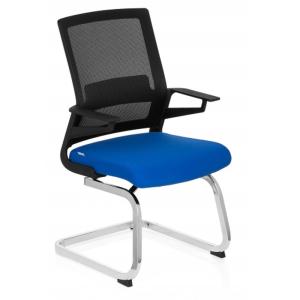INVENTOR V - Chaises cantilever Noir / Bleu