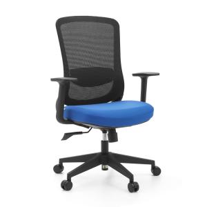Sedito - Siège de bureau à domicile Noir/Bleu