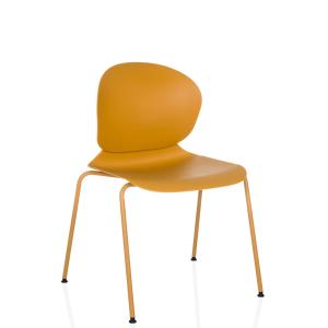 T36 VI - Chaise à quatre pieds jaune