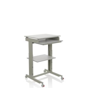 WORKSTATION | 60x50 - Bureau assis-debout Gris
