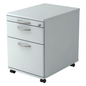 SIGNA AC20 BM - Caisson bureau sur roulettes Gris bois avec…