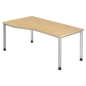 HILO 18 S | Bureau - Érable 180 x 100 réglable en hauteur