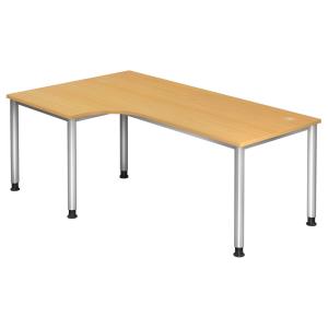 HILO 82 S | Bureau - Hêtre 200 x 120 réglable en hauteur