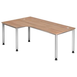 HILO 82 S | Bureau - 200 x 120 Noyer réglable en hauteur