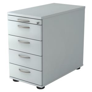 SIGNA SC50 BM - Caisson bureau sur roulettes Gris bois avec…