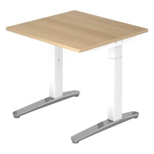 XTRA XB 8 WC | Bureau - 80 x 80 Chêne  réglable en hauteur