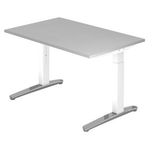 XTRA XB 12 WC | Bureau - Gris 120 x 80 réglable en hauteur