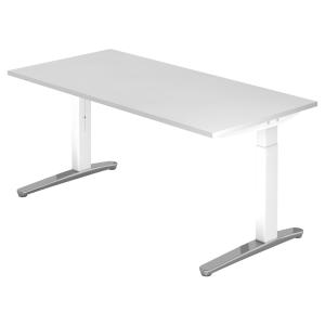 XTRA XB 16 WC | Bureau - Blanc 160 x 80 réglable en hauteur