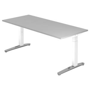 XTRA XB 19 WC | Bureau - Gris 180 x 80 réglable en hauteur