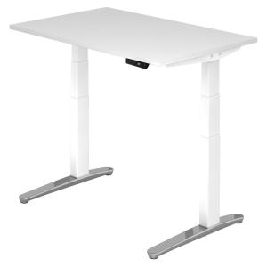 XBHM 12 WC | Bureau - Blanc 120 x 80 réglable en hauteur él…