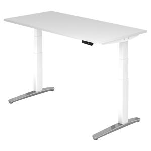 XBHM 16 WC | Bureau - Blanc 160 x 80 réglable en hauteur él…