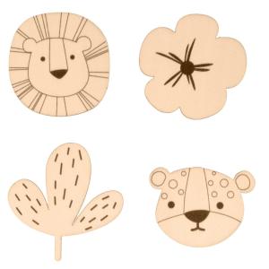 12 minis silhouettes safari