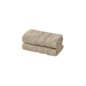 2 serviettes invité en coton bio Sauge 30x50 cm