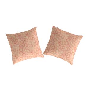 2 Taies d'oreiller en coton 65x65 cm orange