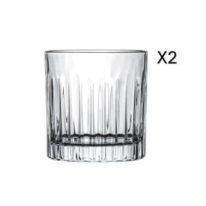 2 Verres à whisky transparent 320 ml