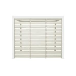 3 persiennes beige 100cm pour pergola bioclimatique