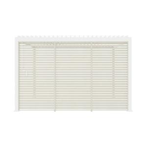 3 persiennes beige 130cm pour pergola bioclimatique