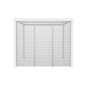 3 persiennes blanc 100cm pour pergola bioclimatique