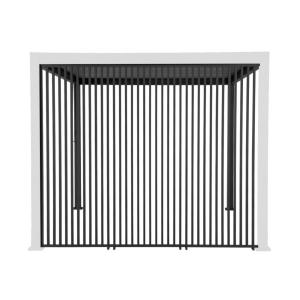 3 persiennes verticales anthracite 100cm pour pergola biocl…