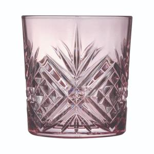 4 verres à eau mauves 30 cl