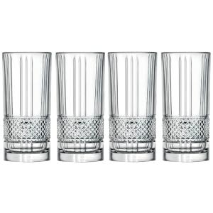 4 Verres à long drink transparent 290 ml