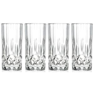 4 Verres à long drink transparent 350 ml