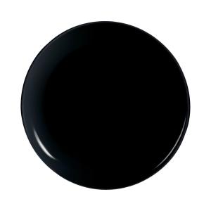 6 assiettes à pizza Friend's Time noir - Luminarc